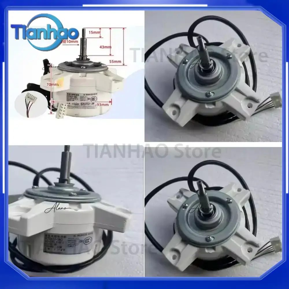 DC Brushless Motor for Ceiling Fan Air Conditioner Accessories WZDK37-38G Motor 310V 37W 760 RPM