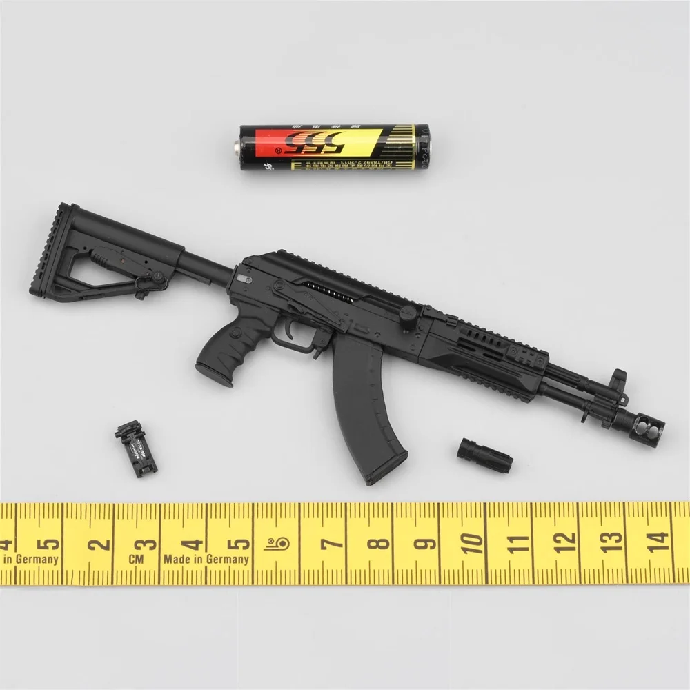 เขื่อน DAMTOYS 78100 รัสเซีย Action Figure Sniper อาวุธหลัก AK15 คลิป PVC วัสดุสลิงไม่จริงสําหรับ 12 "รูป 1/6