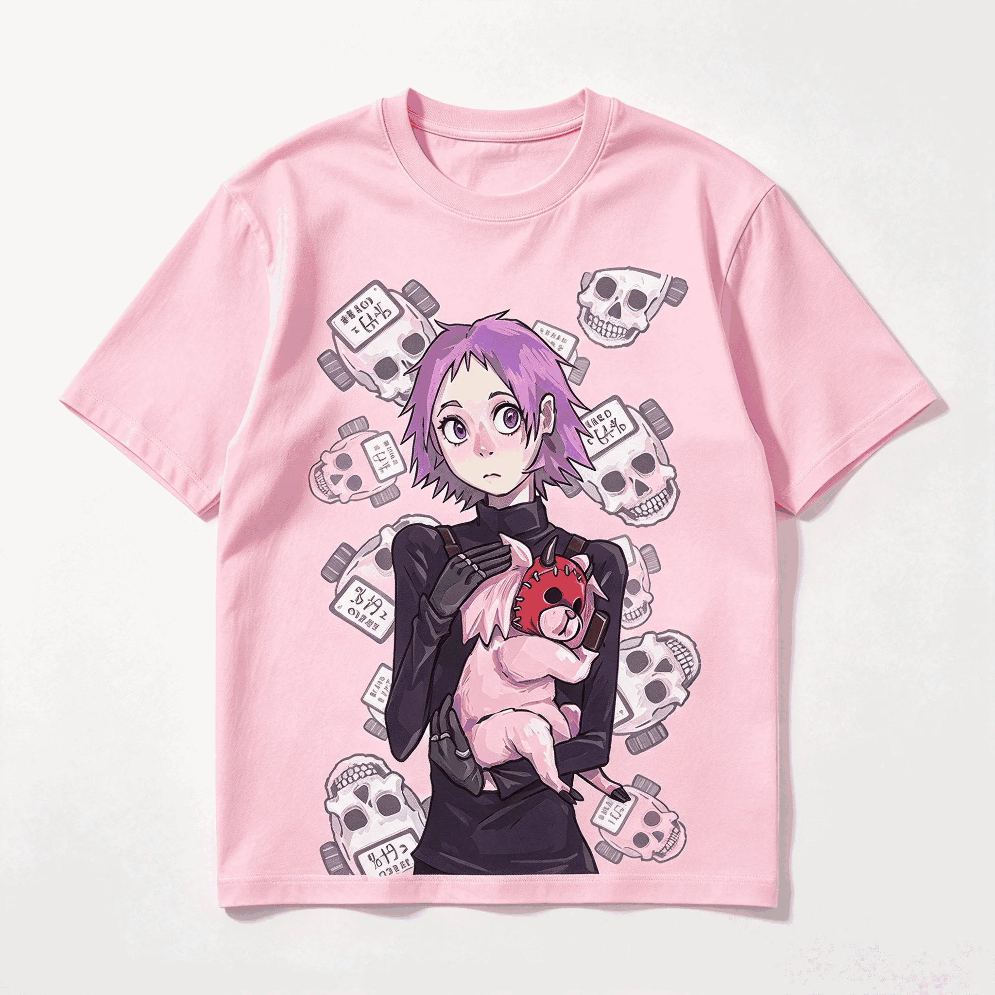 Dorohedoro Streetwear Trendy Cotton Oversized Unisex Vintage Loose Breathable soft Print T-shirts for Men Women Fashion Couples