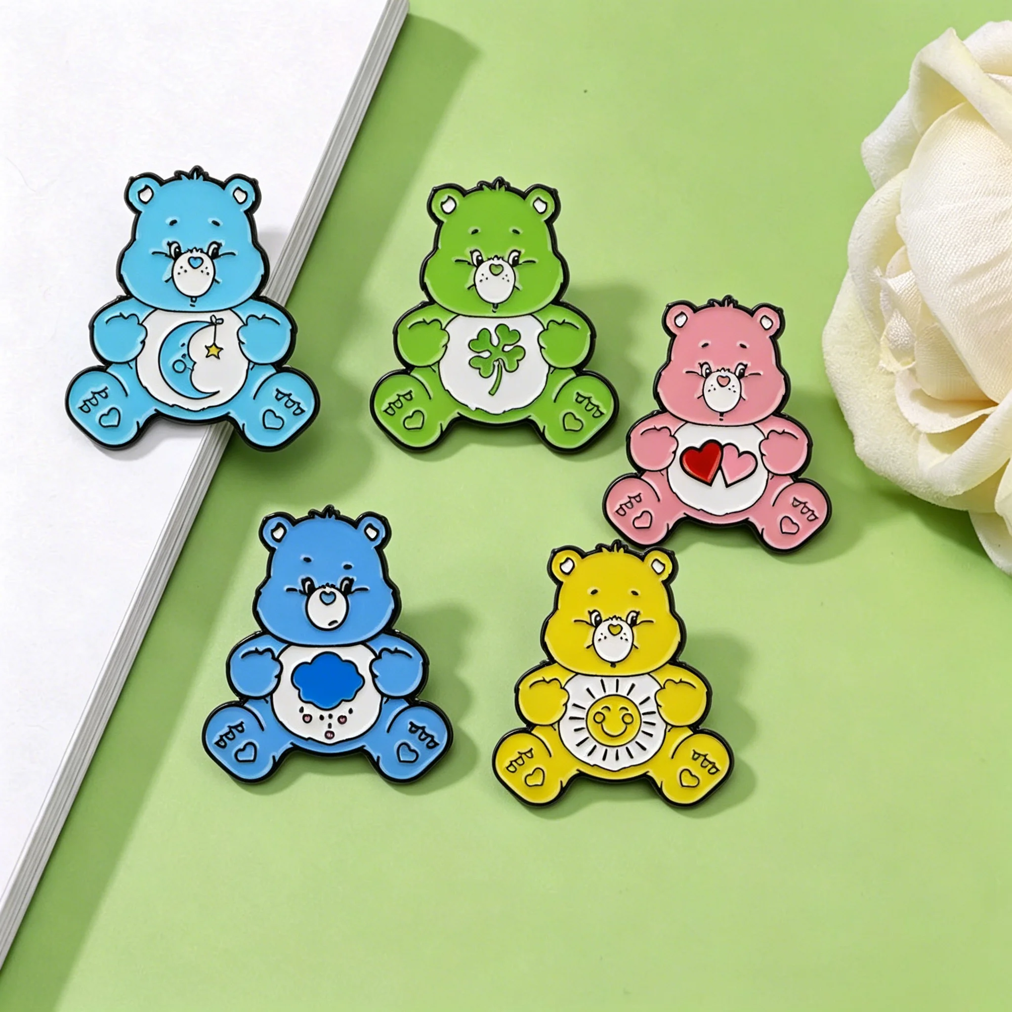 

Cute Enamel Pins Animal Brooches Badges for Backpacks Jackets Hats Retro Collection Gifts Cosplay Accessories