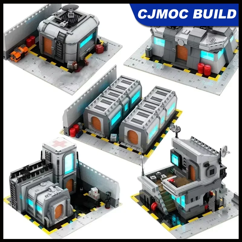 

MOC Star Movie Scenes Model Building Block Imperial Base Training Hospital Center Kits Technology DIY Assembly Bricks Toy
