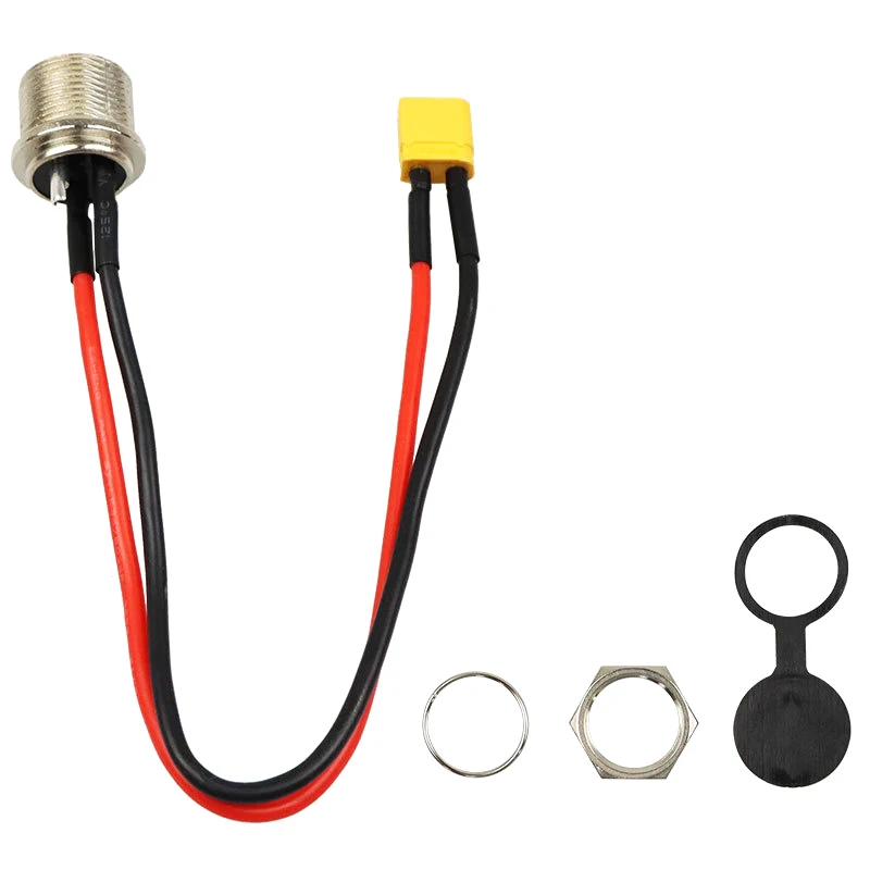 

Universal 3 Pin Charging Port Cable for M4 Pro Electric Scooter, Dustproof XT-60 Male Plug, Flexible Connector