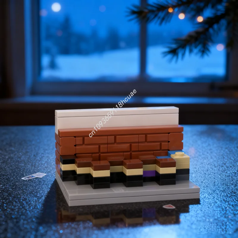 

75pcs MOC Reservoir Dogs Micro Movie Scenes Cityed Model Christmas Gift Building Blocks Architecture DIY Idea Brick Toy Kids