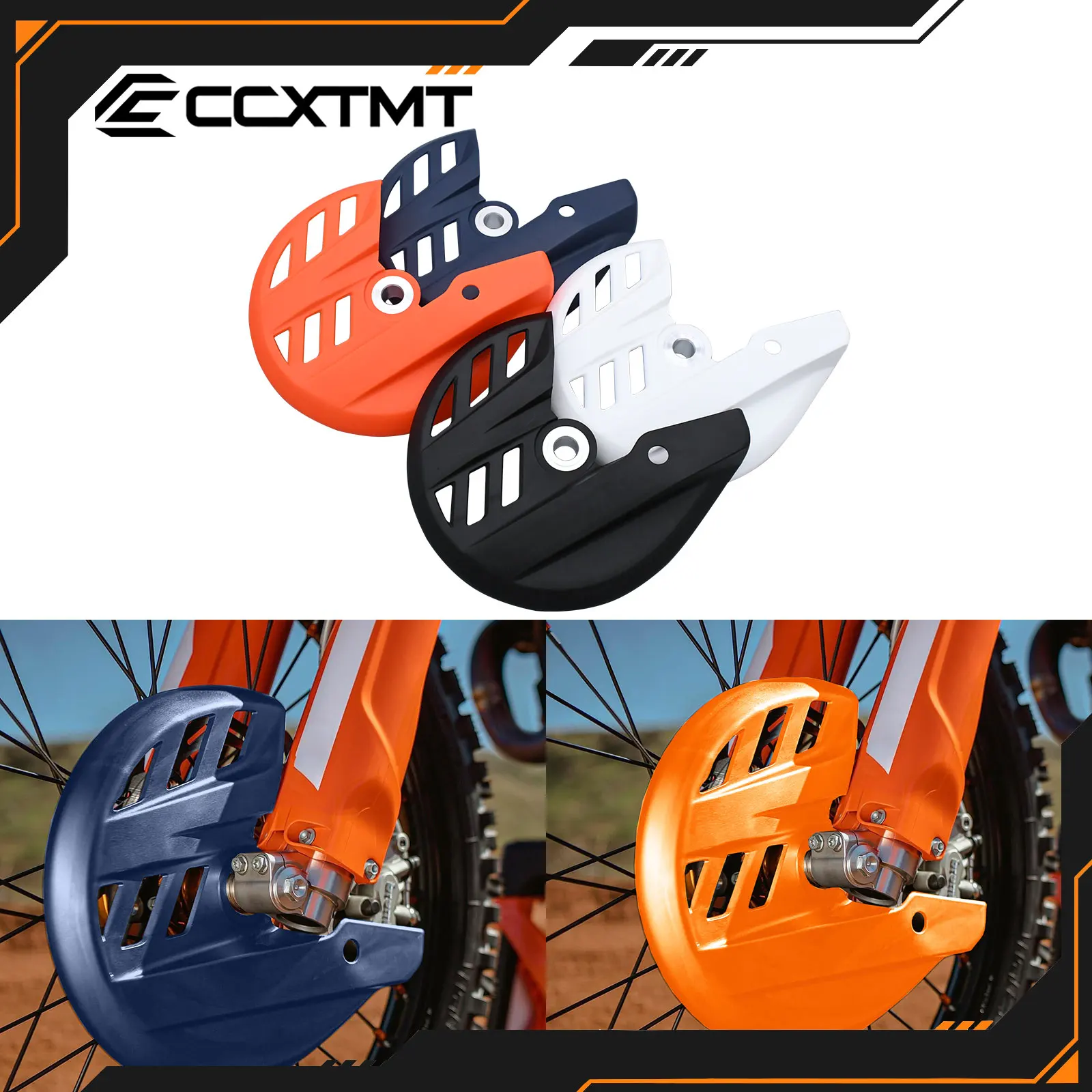 Für KTM EXC250 EXC300 SX SXF XC XCF XCW EXC EXCF 125 250 300 350 450 2016-2024 Motorrad Vordergabel Bremsscheibenschutz