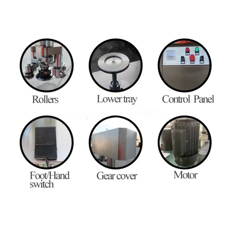 Semi-Automatic Can Sealer Sealing Machine Simple Structure Work Efficiently