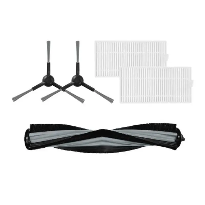 Gen Basic 5PCS For VIOMI Alpha 2 Pro / V5 Pro/ V5 VXVC15-JCB-1 VXVC16-JC VXVC23 Robot Vacuums Cleaner Accessories Main Side Brus