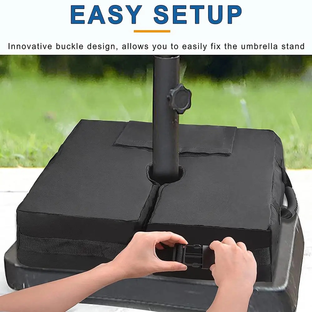 Beach Outdoors Tent Accessories Detachable Wind-Proof Fixed Sandbag Sun Umbrella Base Umbrella Sandbag Parasol Base Stand