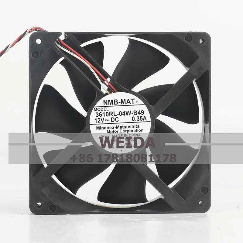 

Computer case fan NMB 9225 3610RL-04W-B49/S66 9025 12V 0.35A 9CM cooling fan 90x90x25MM