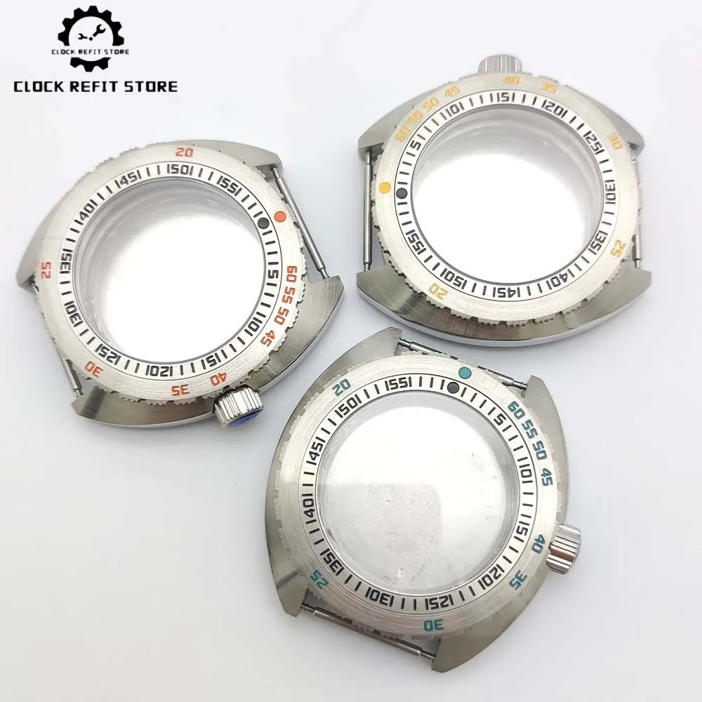 

Серебряный корпус NH35 диаметром 42 мм с сапфировым стеклом и двойной надписью, водонепроницаемый, для калибров NH35/NH36/NH38/NH70