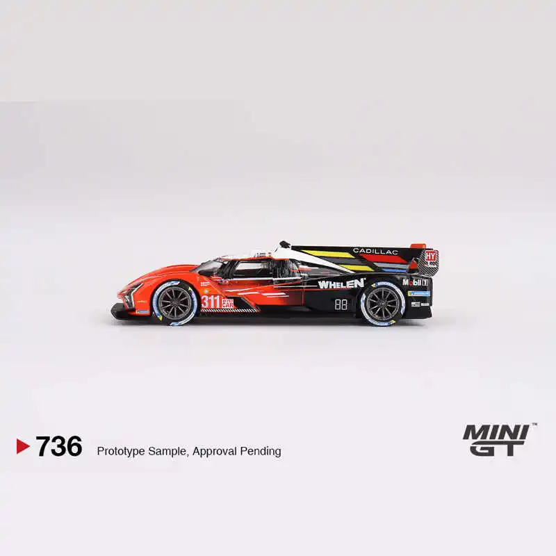 

Модель миниатюрной машины TSM 1/64 #736 V-Series.R #311 Action Express Racing 2023 Le Mans 24 из литого сплава, Коллекционная модель автомобиля, подарок