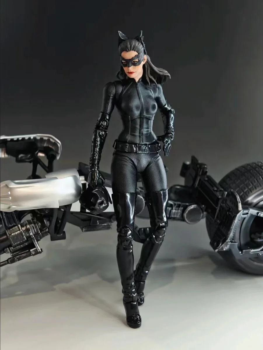 

Anime Action Figures Multiverse Catwoman Batpod The Dark Knight Rises Anime Action Figure Statue Gifts Kids Toy