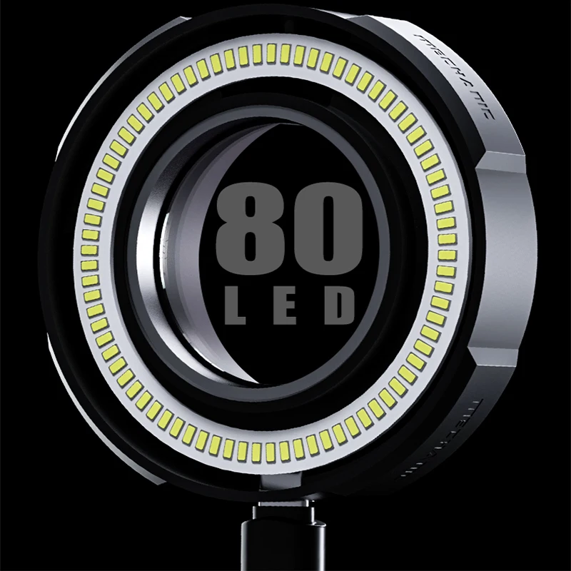Imagem -05 - Mecânico Ls3 Microscópio Anel Lâmpada 7w Led Fonte de Luz Tricolor Multi Nível Ajuste Ultra Brilho Proteção para os Olhos Lâmpadas