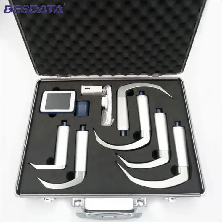 BESDATA Reusable with HD Camera Mac Miller Video Laryngoscope Digital video laryngoscope anesthesia