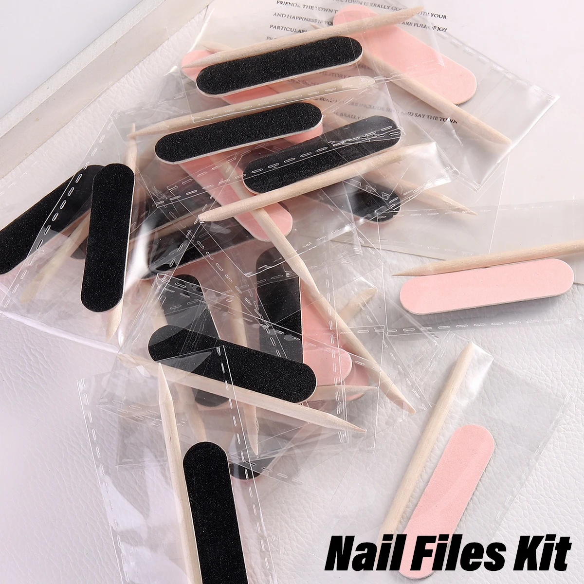 Portable Nail Filer Disposable Cleaning Care Manicure Supplies Mini Nail File Sticks Remover Kit Accessories Nails Art Tools