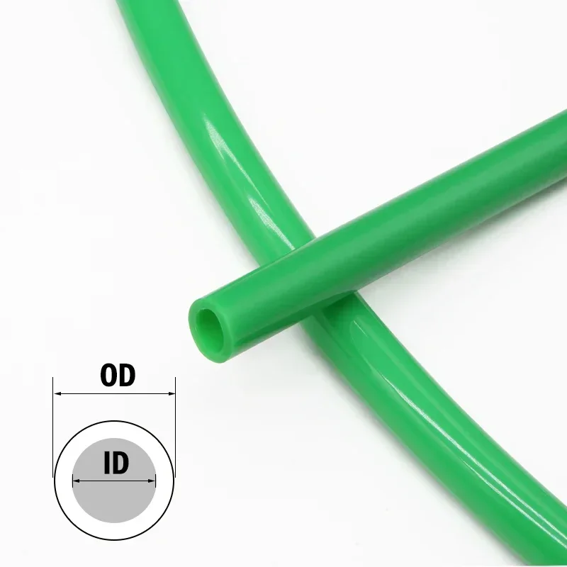 1~10m Food Grade Green Soft Silicone Rubber Hose ID 0.5 1 2 4 5 6 7 8 10 12 14 16 18 20 25 32mm Soft Pipe Flexible Silicone Tube