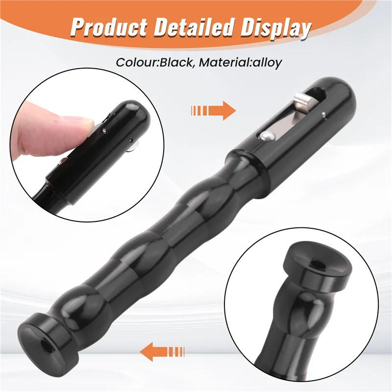 

AT05-Anti-Slip Welding Electrode Fixture Strong Andshatter-Resistant Wire Feed Pen Ergonomically Designed Wire Feeder Black