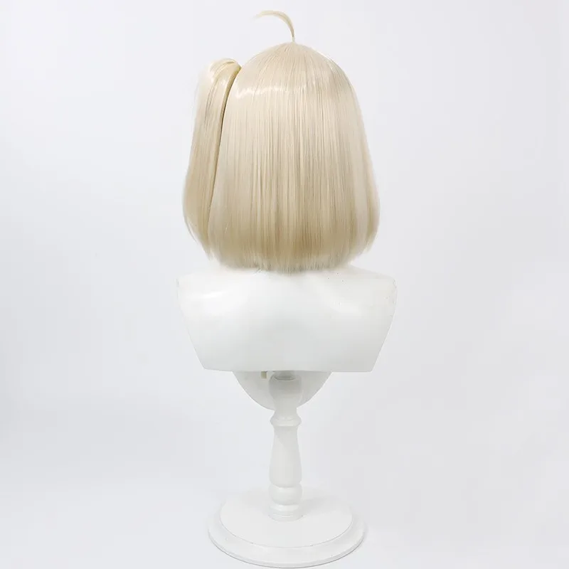 อาร์คไนท์ส ซีน คอสเพลย์ วิกผมถักเปียเล็กๆ แบบถอดได้ สีครีมเหลือง ของขวัญวันฮาโลวีน