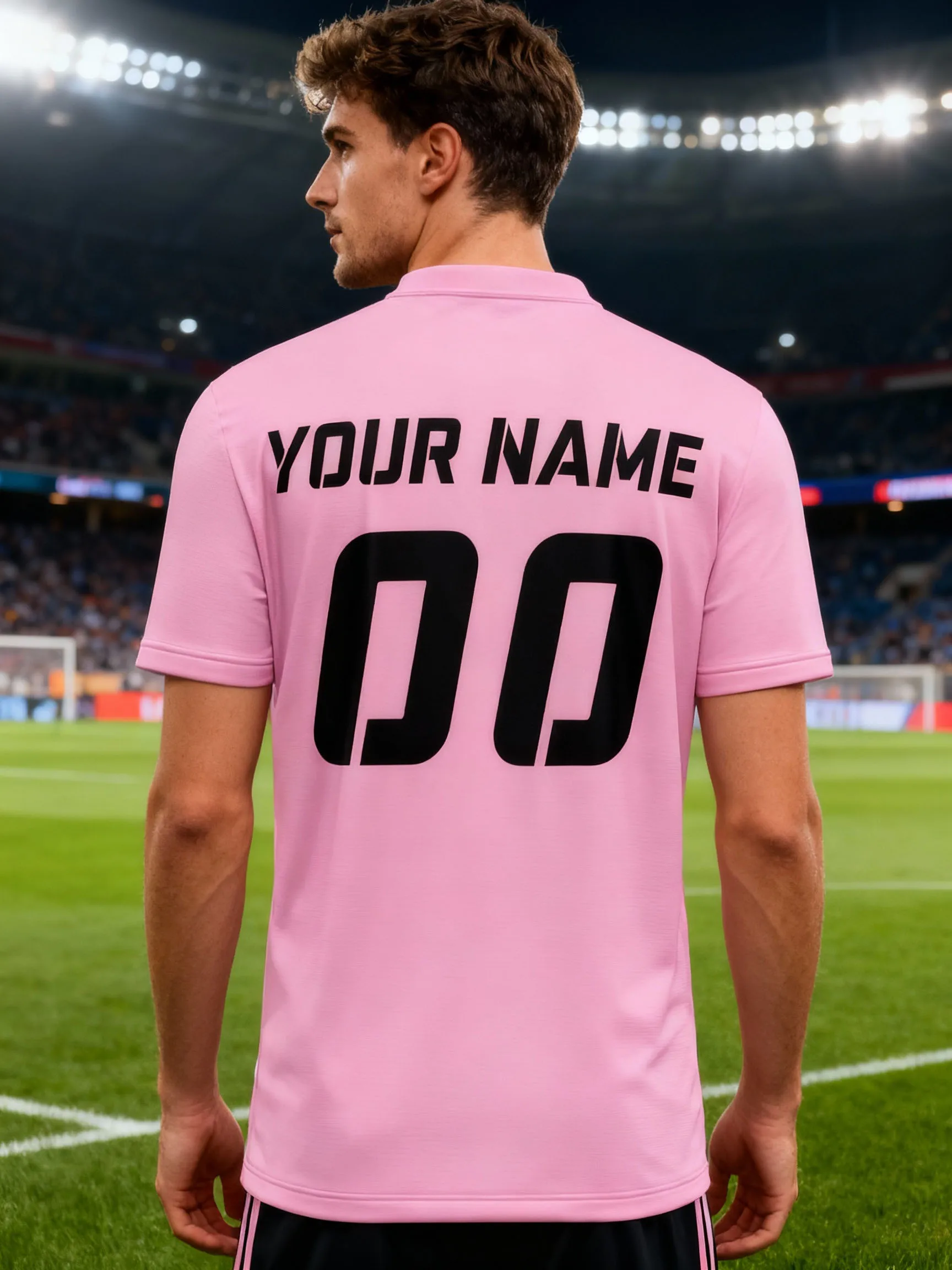 Custom Soccer Jersey With Custom Image, Number And Name, mesh ventilated sweat proof training wear view 5