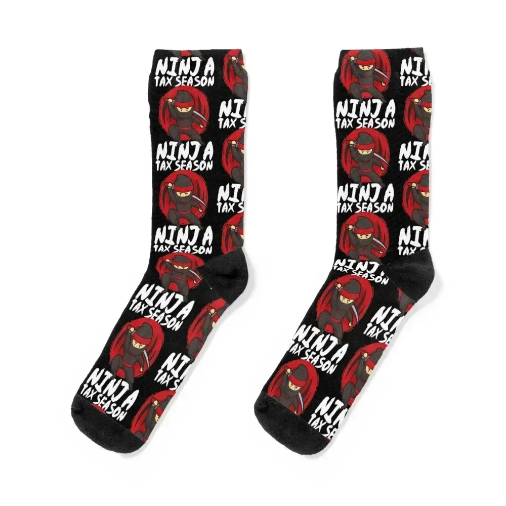 

Tax Season Ninja Tax Socks tennis football Thermal man winter Rugby Socks Female Men's