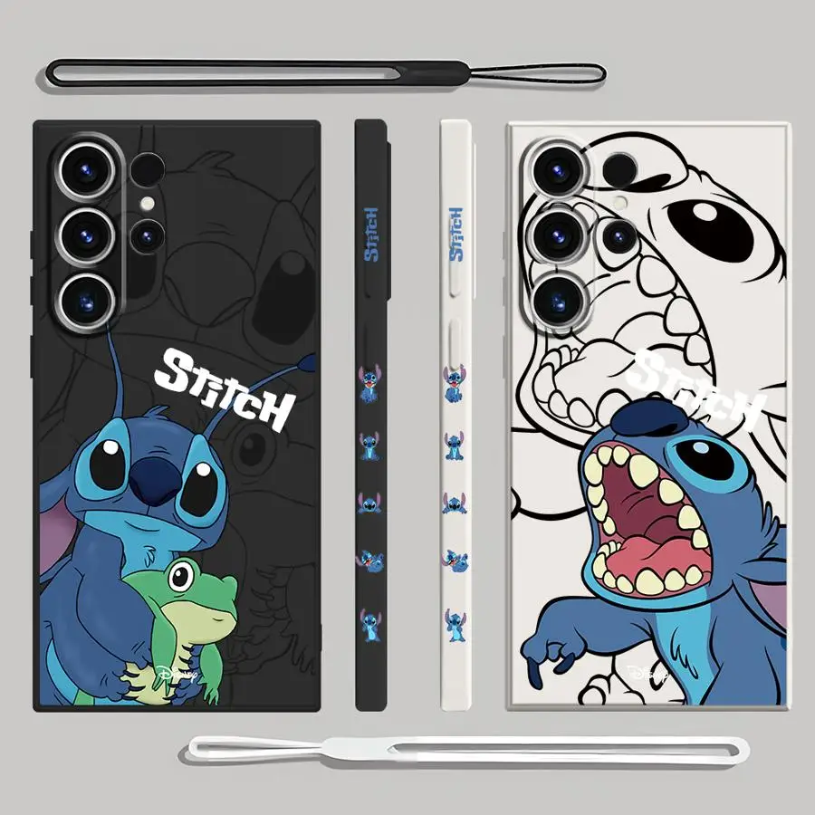 Coque de téléphone Disney Stitch pour Samsung Galaxy, coque en silicone, coque de luxe, S24 Ultra, S20 FE, S22, S23 Ultra, 5G, S21 Plus, S22