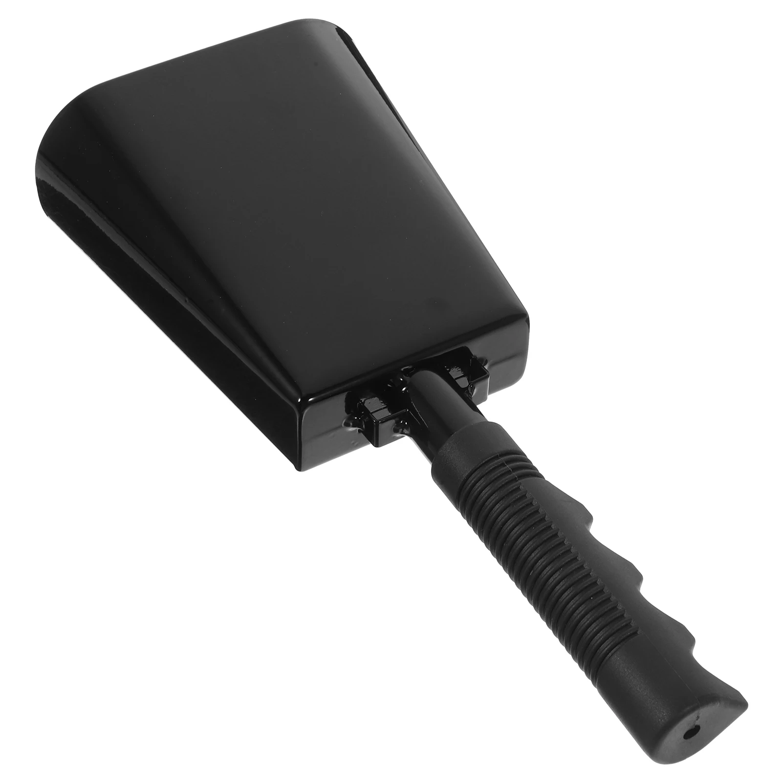 Campainha de metal portátil com alça para brinquedo de percussão, fornecimento de instrumento musical, festa, evento de torcendo, jogos de futebol