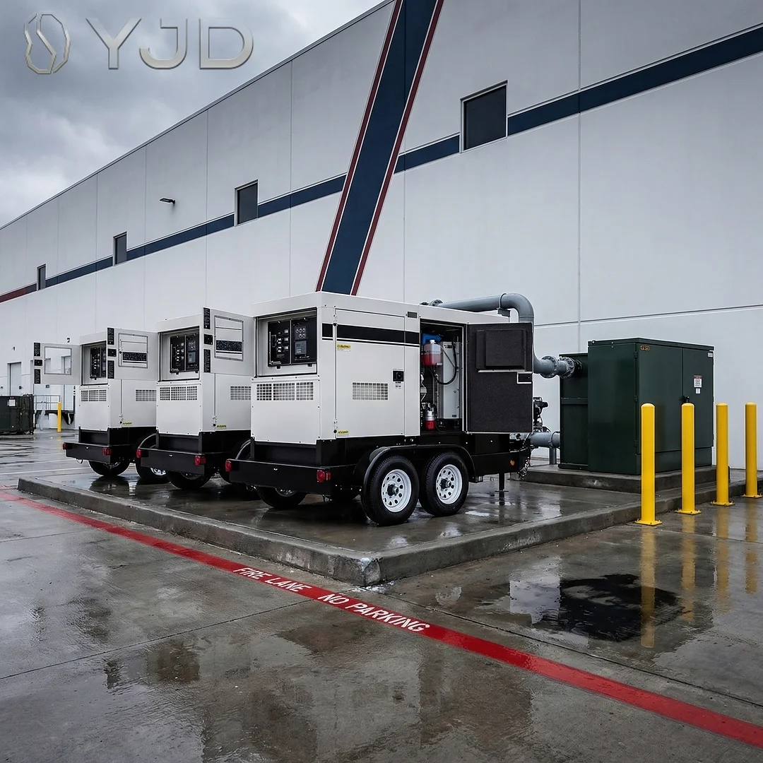 Gas Fired Generator 1 MW System Auto Start Silent Type Lean Burn Eco Friendly NOx Reduction Prime Power