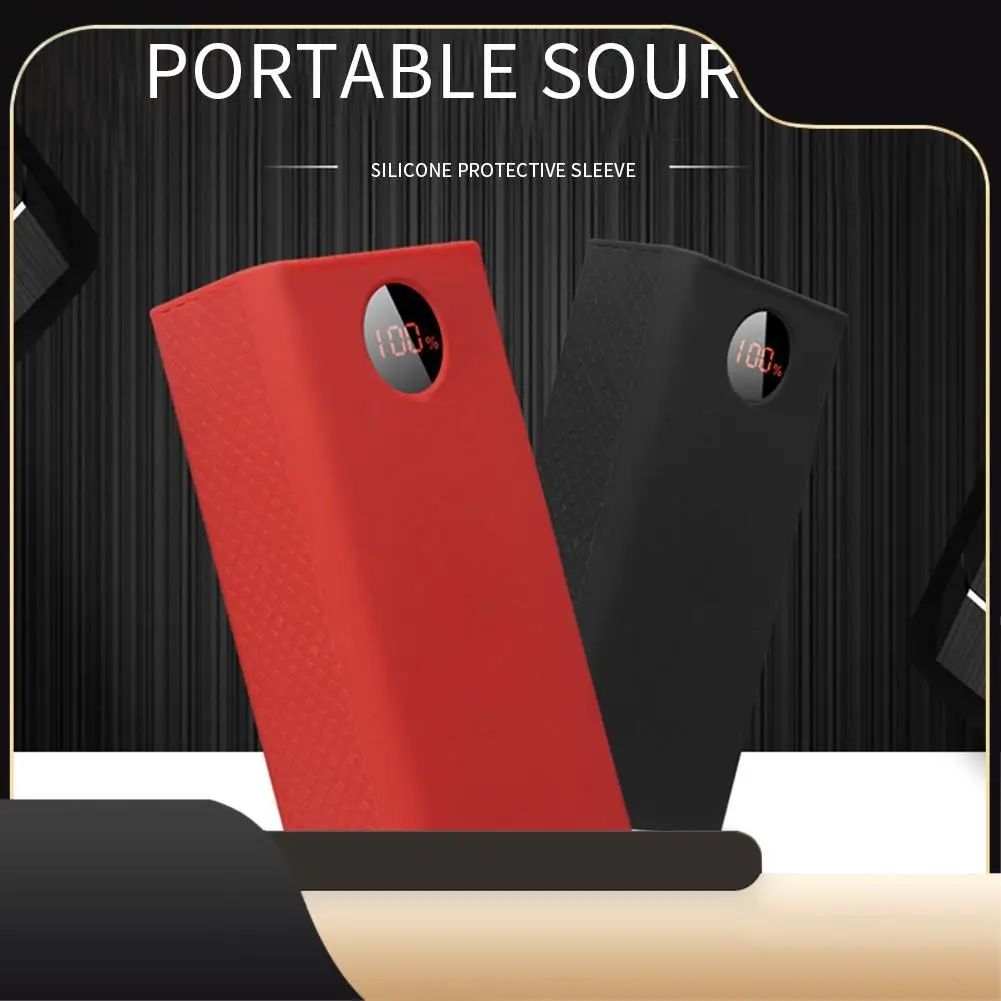 

Портативный защитный чехол Power Bank 40000 мАч, силиконовый чехол Power Bank для Romoss Zeus Pea40-T44C