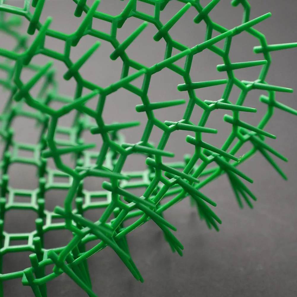 13 سنتيمتر x 49 سنتيمتر حديقة الخنزير قطاع البلاستيك الأخضر القط طارد الحصير ل محرك بعيدا القطط الكلاب حماية الزهور النباتات حديقة سياج