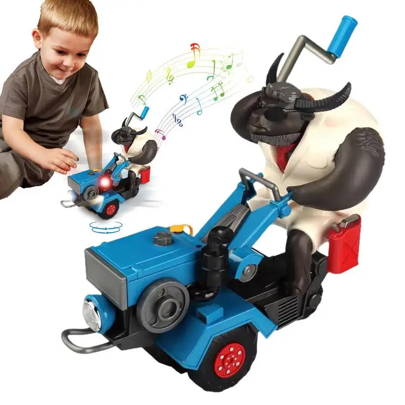 Kinderen Tractor Speelgoed Tractor Speelgoedautomodel Elektrische Stier Duivel 360 Rotatie Voertuig Bulldozer Fantasiespel Kinderen Speelgoed Cadeau Voor kinderen