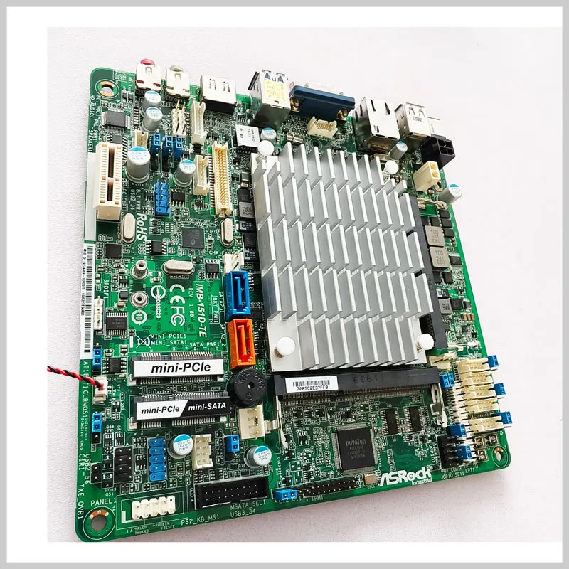ASROCK IMB-151D-TE オリジナル産業用制御マザーボード - コアメインボード - 医療用マザーボード - テスト作業