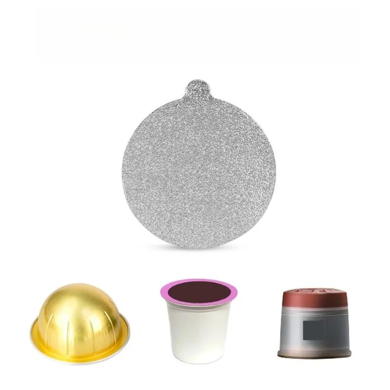 

54.5mm coffee capsule heat sealing film cover non self-adhesive aluminum foil sealing film disposable coffee powder film