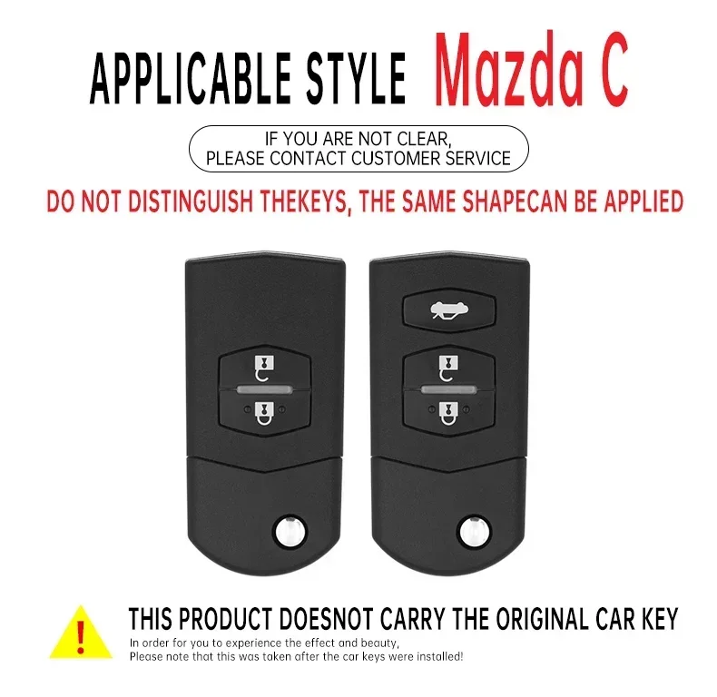 2 3 Buttons Zinc Alloy Car Key Case Cover For Mazda 3 2 6 2003 2004 2005 2006 2007 2008 2009 2010 2011 2012 2013 Car Holder