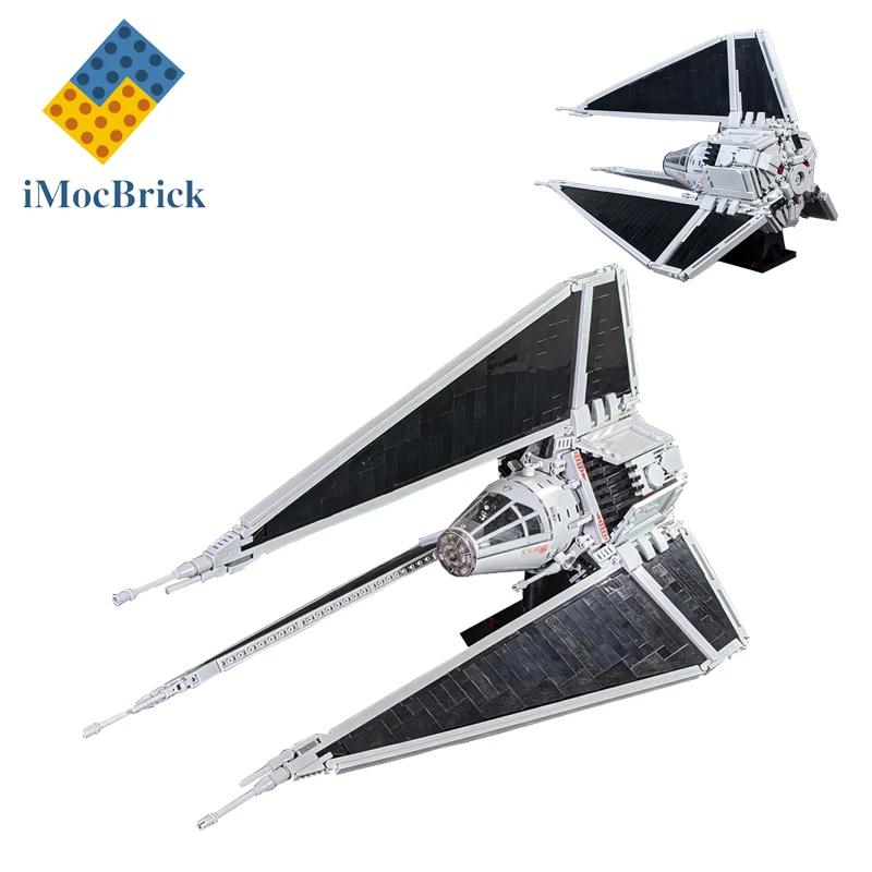 

1487 Pcs Mocs Sets Star Movie Spaceship Bricks Imperia TIE Phantom Starfighter Kits Model Builidng Blocks Fighter Toys Gifts