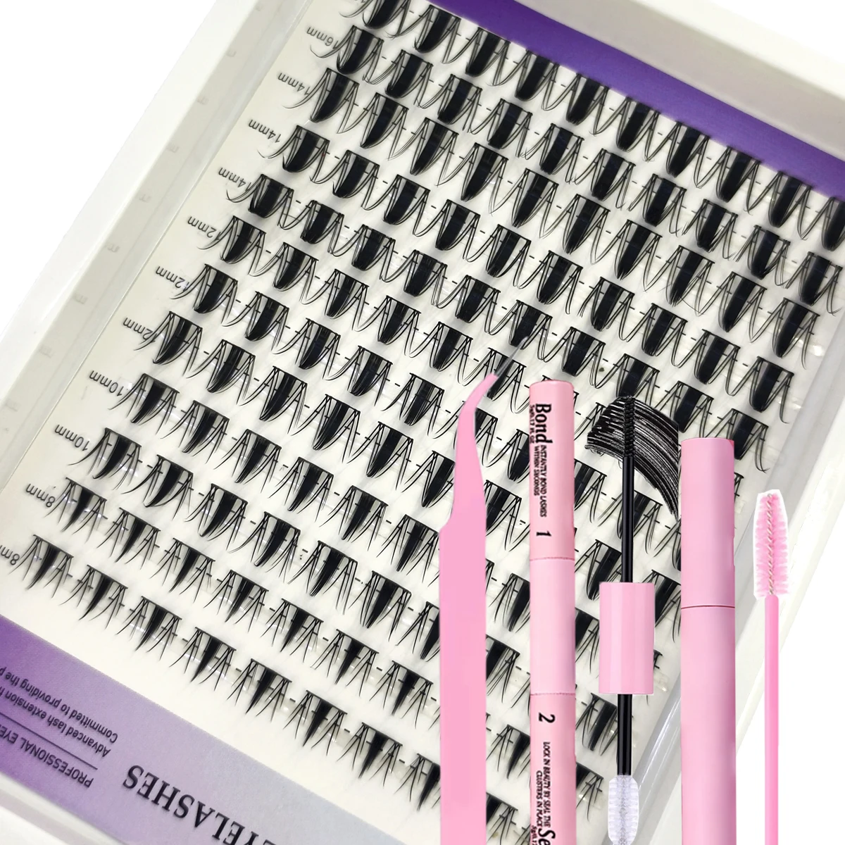 3D Intelligent DIY Eyelash Cluster D Curl Eyelash Extension