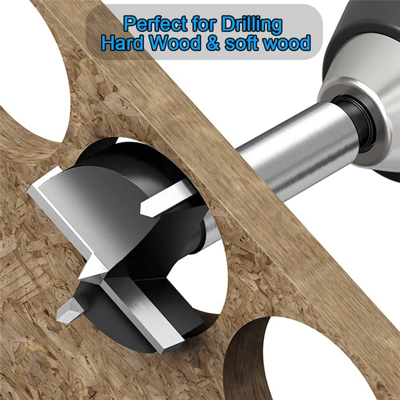 

A36T-2-1/2 Inch Carbide Drill Bit, Carbide Drill Bit For Hardwood, Woodworking Drill Bit For Wood Plywood Plastic