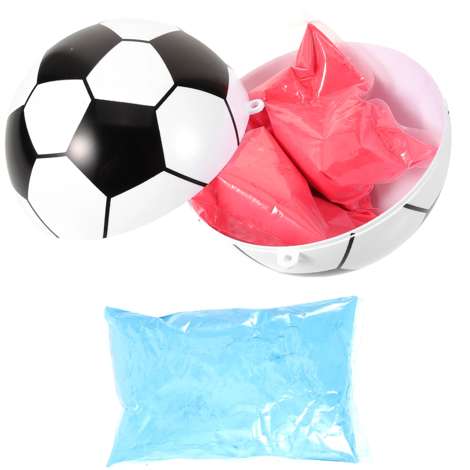

Gender Reveal Football Party Supplies Decor Baby Shower Pink Football Suits Boys Girls Reveal Powder Set Layout Props