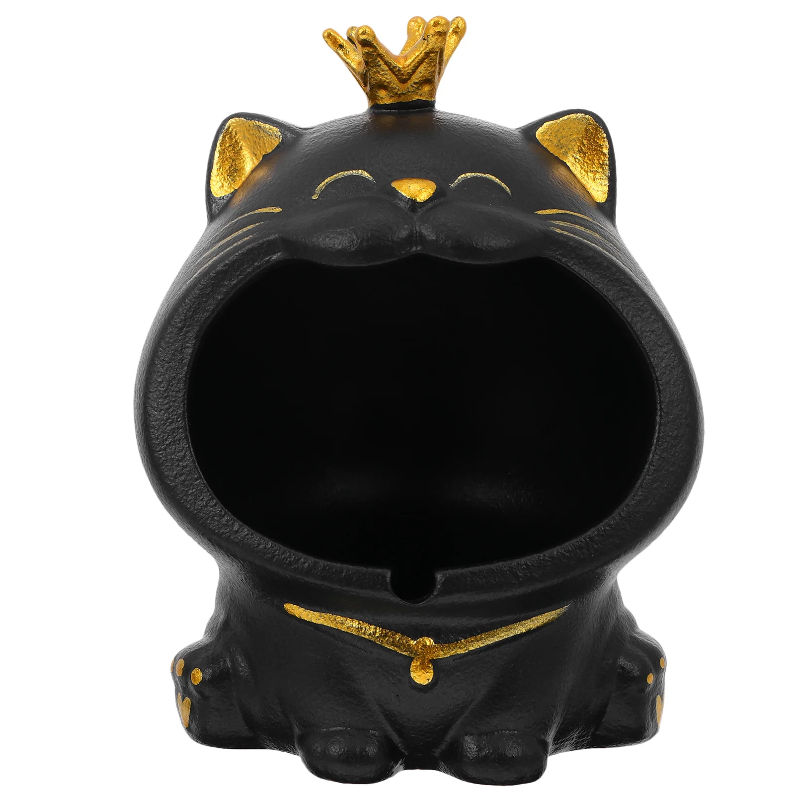 

Контейнер для пепла для курения, домашний орнамент, декор для столового стола, украшение в форме кошки, живая пепельница