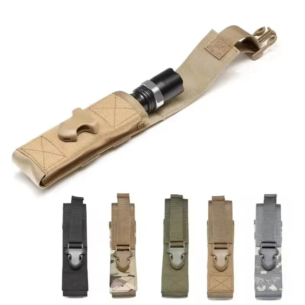 

Flashlight Pouch Torch Holder Case Molle EDC Tool Waist Bag Outdoor Sport Camping Hiking Hunting Accessories Scissor cover