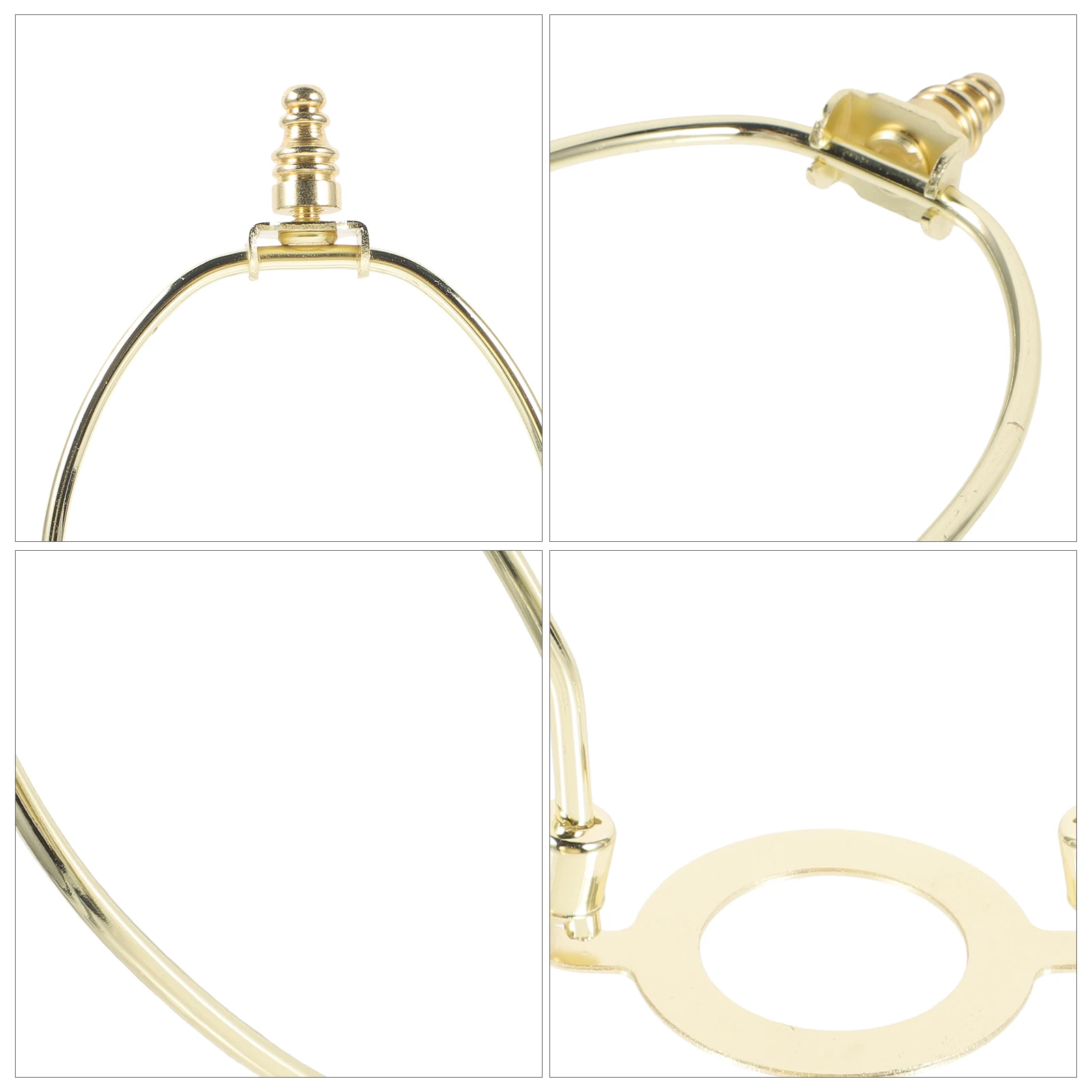 

1 Pair 8 Inch Lamp Harp Lampshade Holder E26 Light Socket Durable Metal Stand For Table Floor Lamp Diy Lighting Accessories