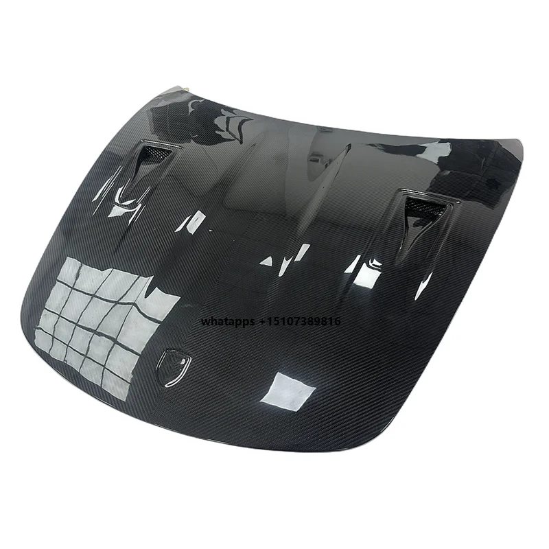 Automotive Parts Engine Hood 718 PD Type Dry Carbon Fiber Engine Hood Accessories for Engine Hood Before 2017-2019