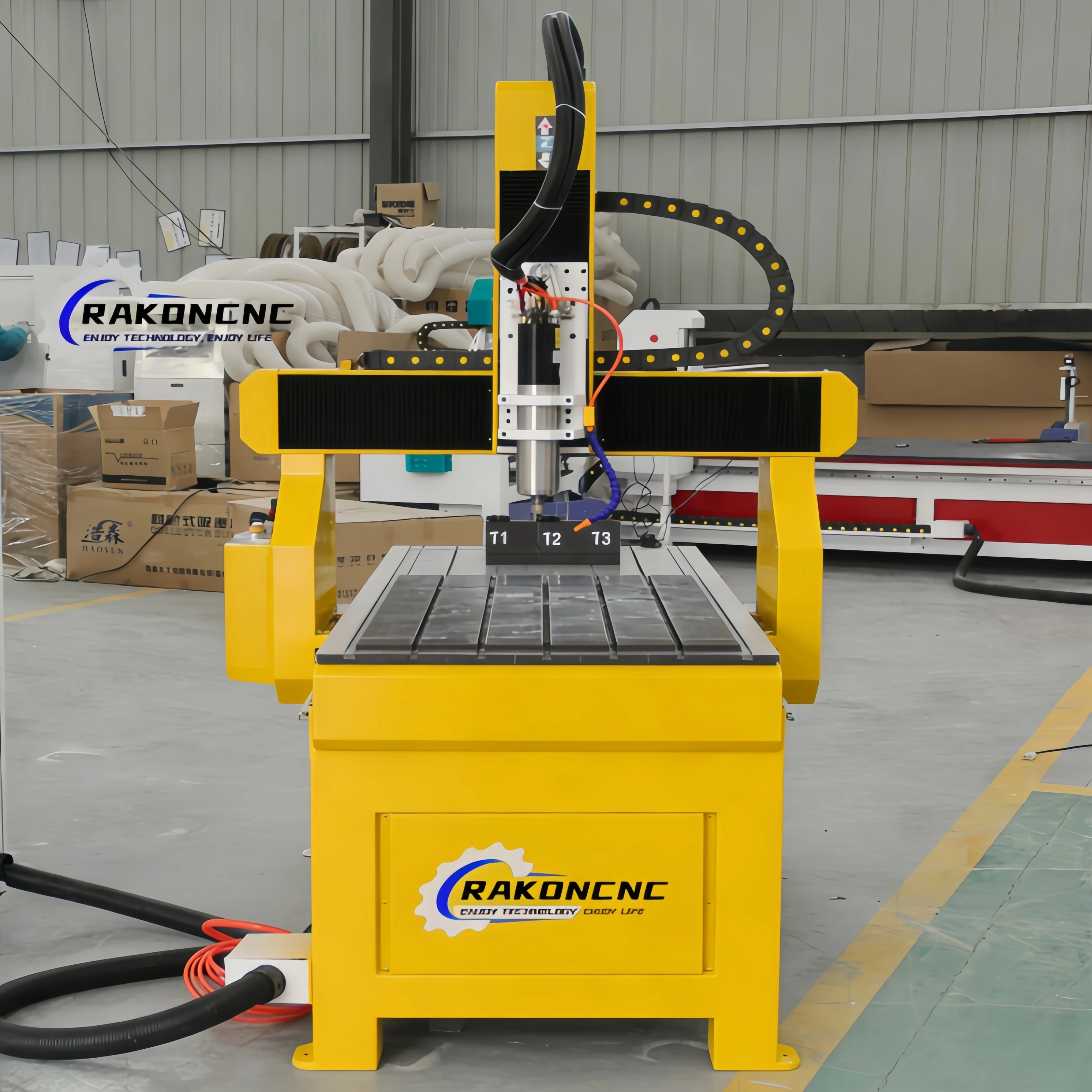 

4-осевой 3-осевой настольный чугунный деревянный станок с ЧПУ 4040 6090 1212 1325 Маленький фрезерный станок с ЧПУ с металлической формой Высокое качество оптом