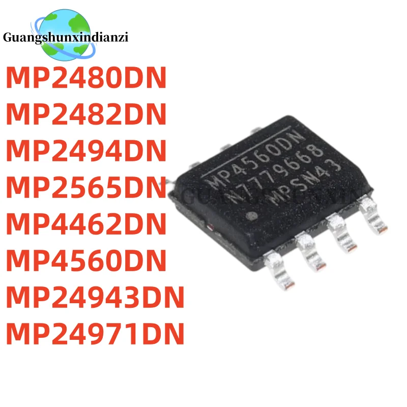 10Pcs 100% New MP2480DN MP2482DN MP2494DN MP2565DN MP4462DN MP4560DN MP24943DN MP24971DN sop-8