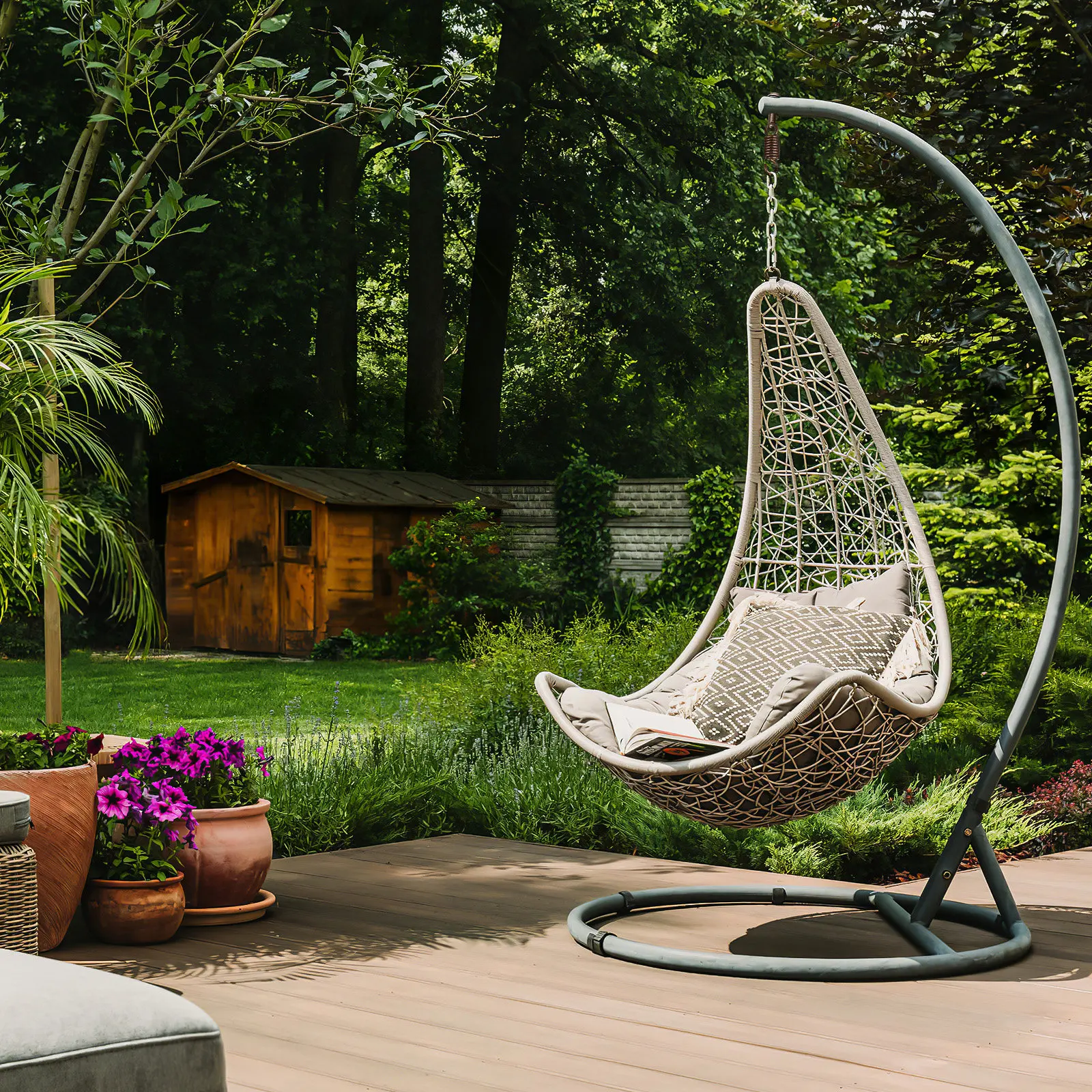 1Set Hanging Chair Spring Hook Replacement Kit Stainless Steel Hammock Parts Swing Chair Fixing Heavy Duty Outdoor Accessories