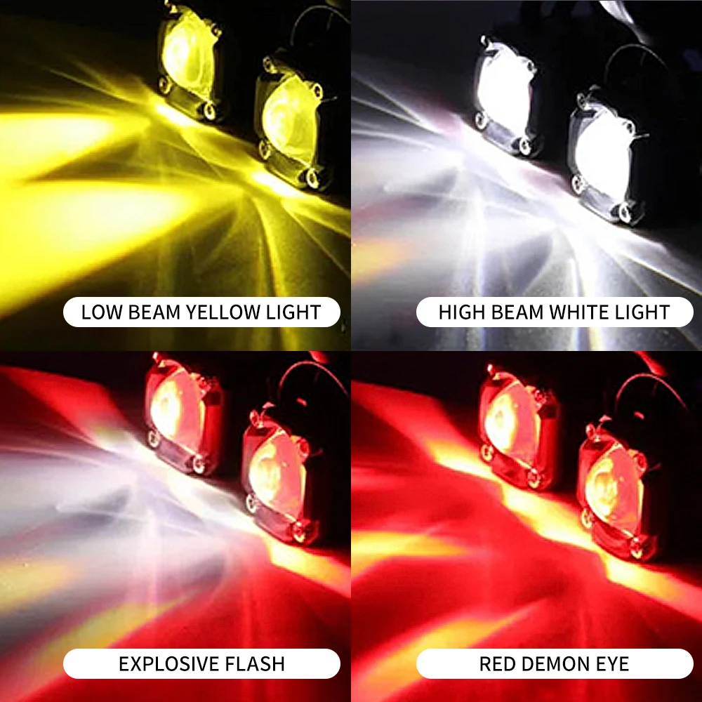 2p Motorcycles Headlight Fog Light Led Auxiliary Driving Lamp For BMW R 1200GS R1250GS ADV F800GS K1600 Honda CRF1000L