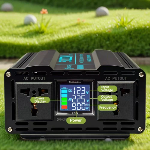 Imagen 2 del producto Inversor de onda sinusoidal pura DC 12V/24V/48V/60V/72V a AC 220V/110V 2000W 3000W 4000W 5000W-8000W convertidor de potencia inversor Solar para coche