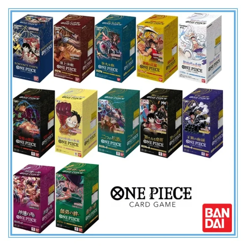 Newest Bandai Original Anime Booster Box One Piece OP09 OP10 OP12 EB02 Awakening of The New Era Tcg Collection Card Toy Gift