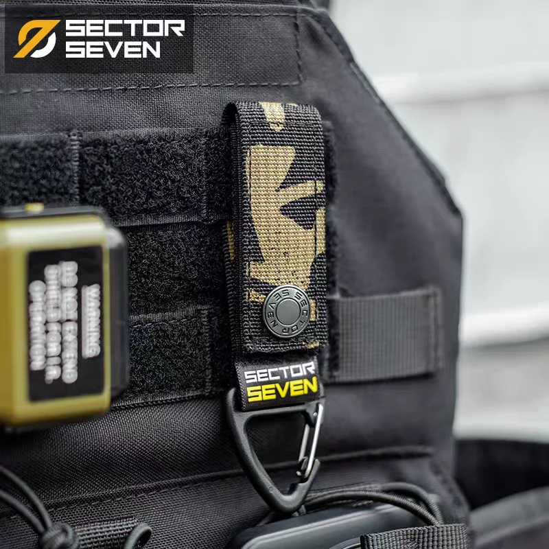 

Тактический нейлоновый ремень UTX с треугольной подвесной пряжкой, одноточечным крюком, многофункциональный брелок для выживания на природе (EDC)