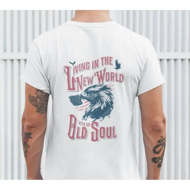 عالم جديد مع الروح القديمة الرجال الغني شمال ريتشموند تي شيرت أنتوني أوليفر سي