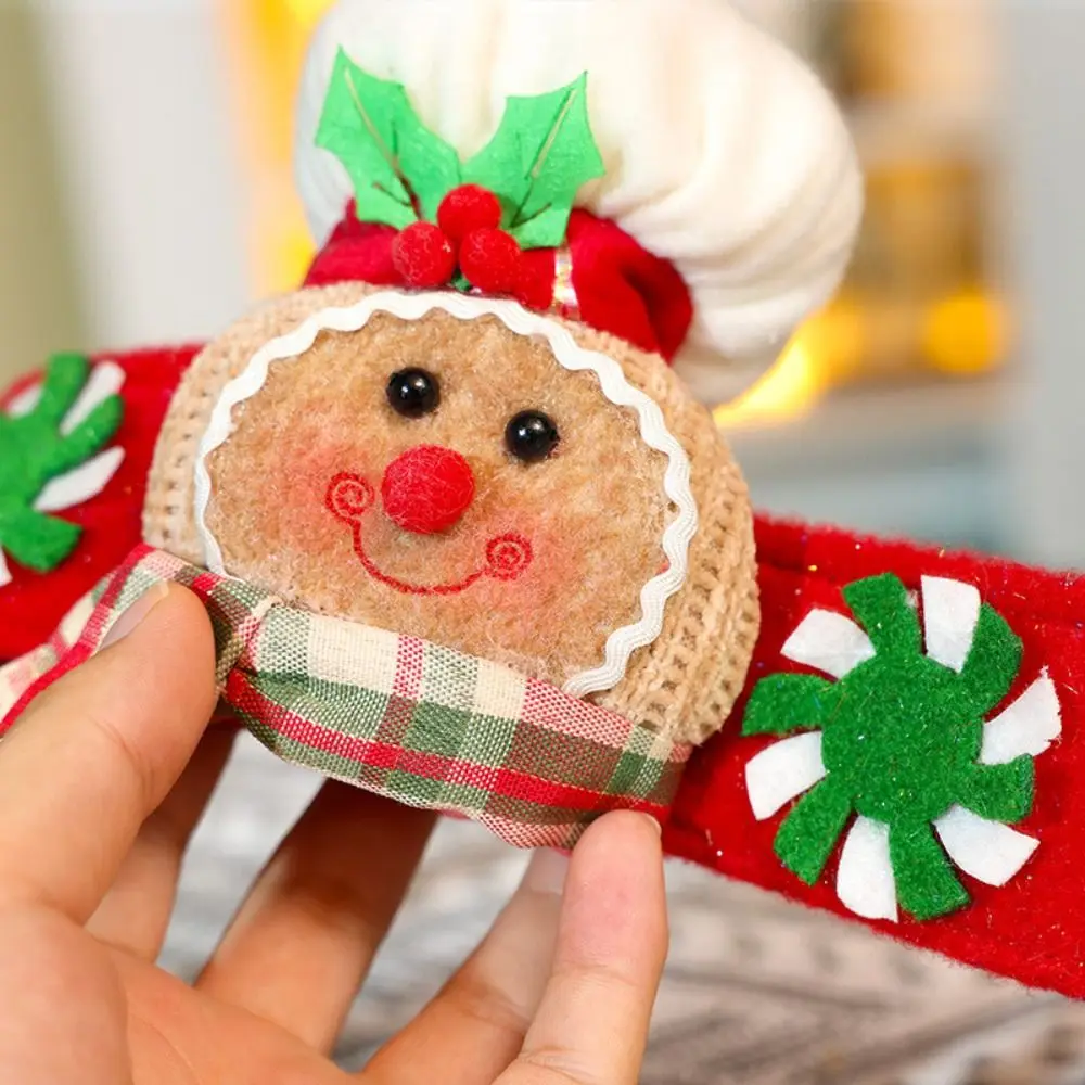 3D Decoration Santa Claus Christmas Curtain Buckle Snowman Cartoon Curtain Tieback Cute Elk Curtain Decorative Bedroom