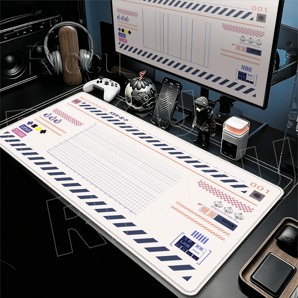 Japan Pc Gaming - Mouse Pads Brancos XXL para PC